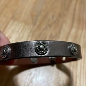 Stella and Dot leather cuff